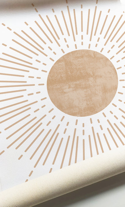 Contemporary neutral wall art bringing warmth and balance to modern interiors