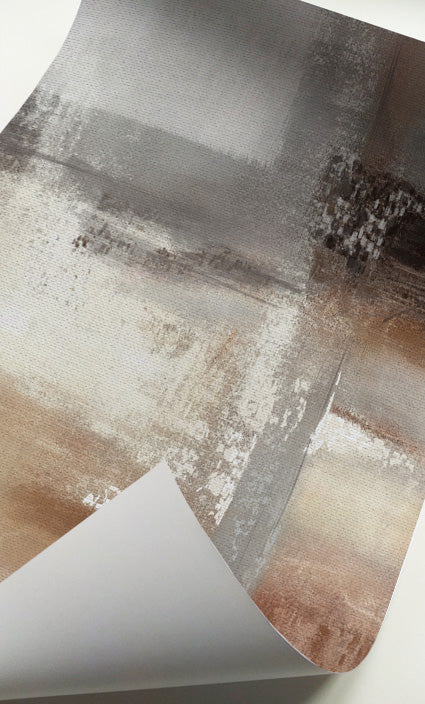 Elegant neutral wall art with modern painterly textures