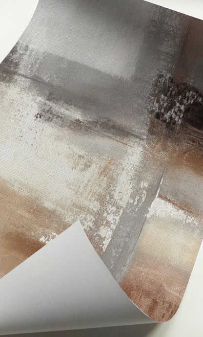 Elegant neutral wall art with modern painterly textures
