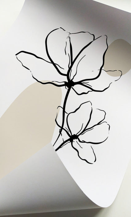 Elegant botanical line art collection for modern home décor