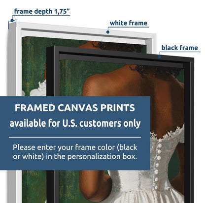 African Woman Print, Modern Elegant Black Girl Wall Art, White Dress Portrait, Fashion Wall Decor, Contemporary Feminine Artwork