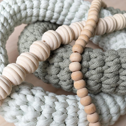 Handmade Shelf Decor Object, Macrame Coffee Table Decor, Scandinavian Accent, New Home Gift