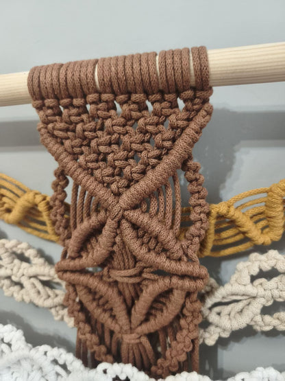 Large Macrame Wall Hanging, Boho Wall Decor, Handmade Woven Wall Tapestry, Colorful Bohemian Wall Art for Living Room