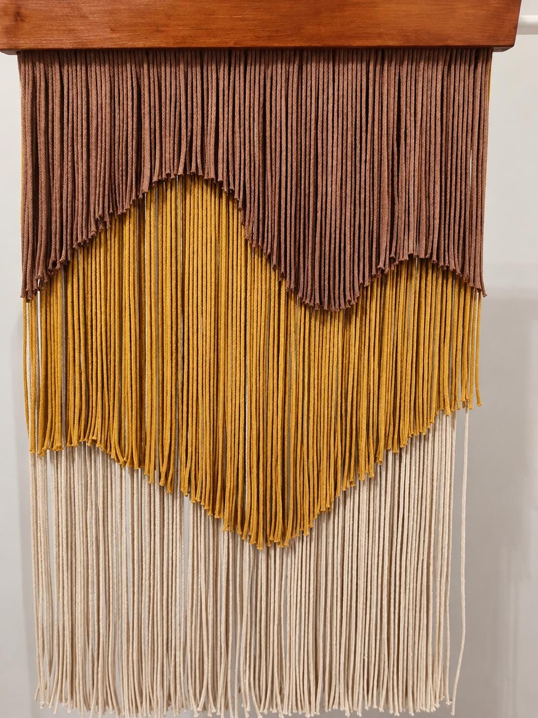 Large Macrame Wall Hanging, Abstract Fiber Wall Art, Modern Boho Textile Tapestry, Statement Wall Decor