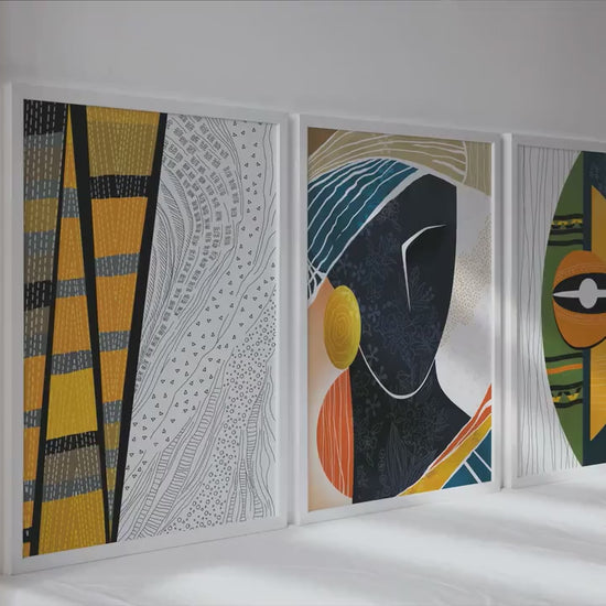Abstract African Wall Art Prints