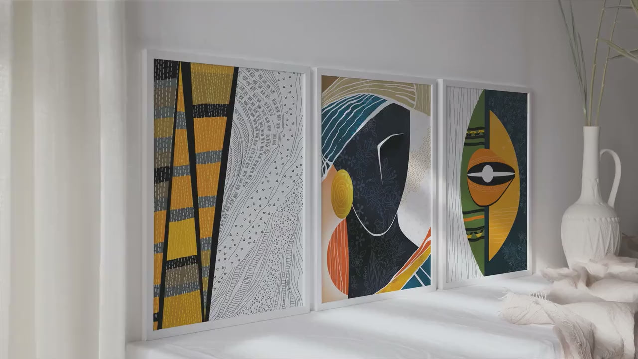 Abstract African Wall Art Prints
