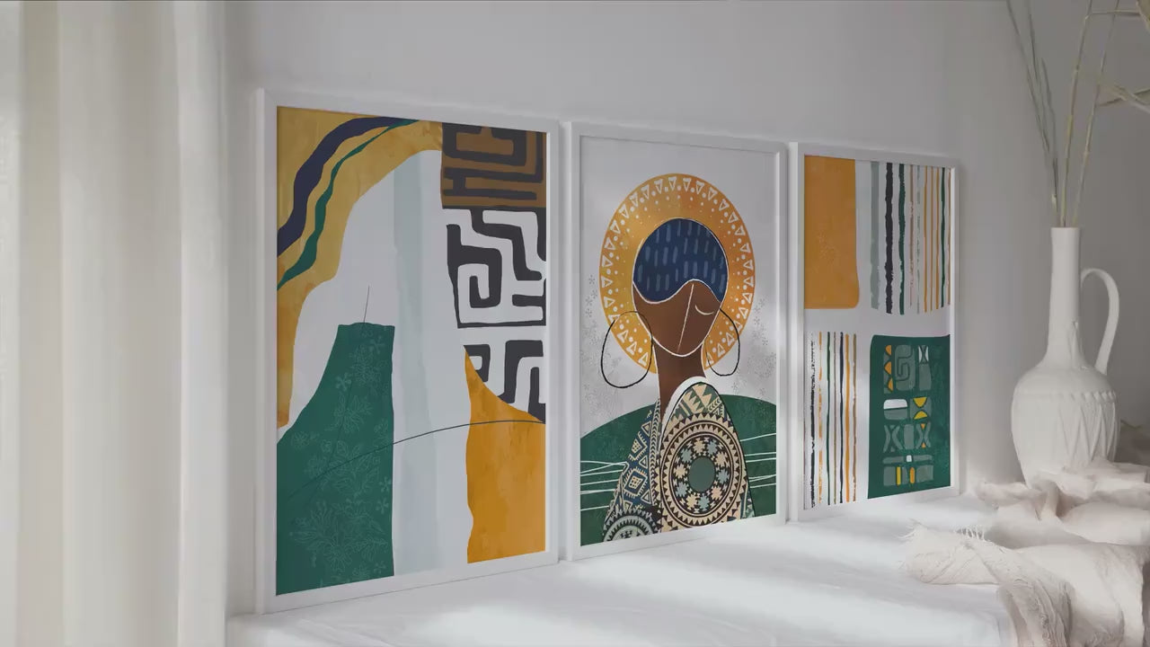 Modern abstract african art