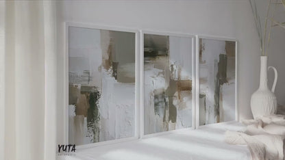Abstract Art Print Set of 3