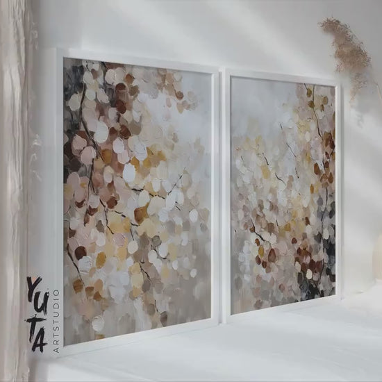 Abstract Nature Wall Art Set of 2