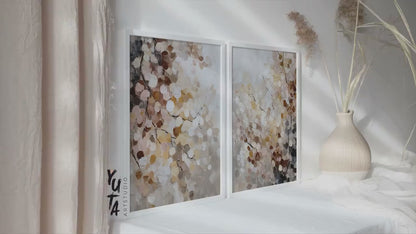 Abstract Nature Wall Art Set of 2