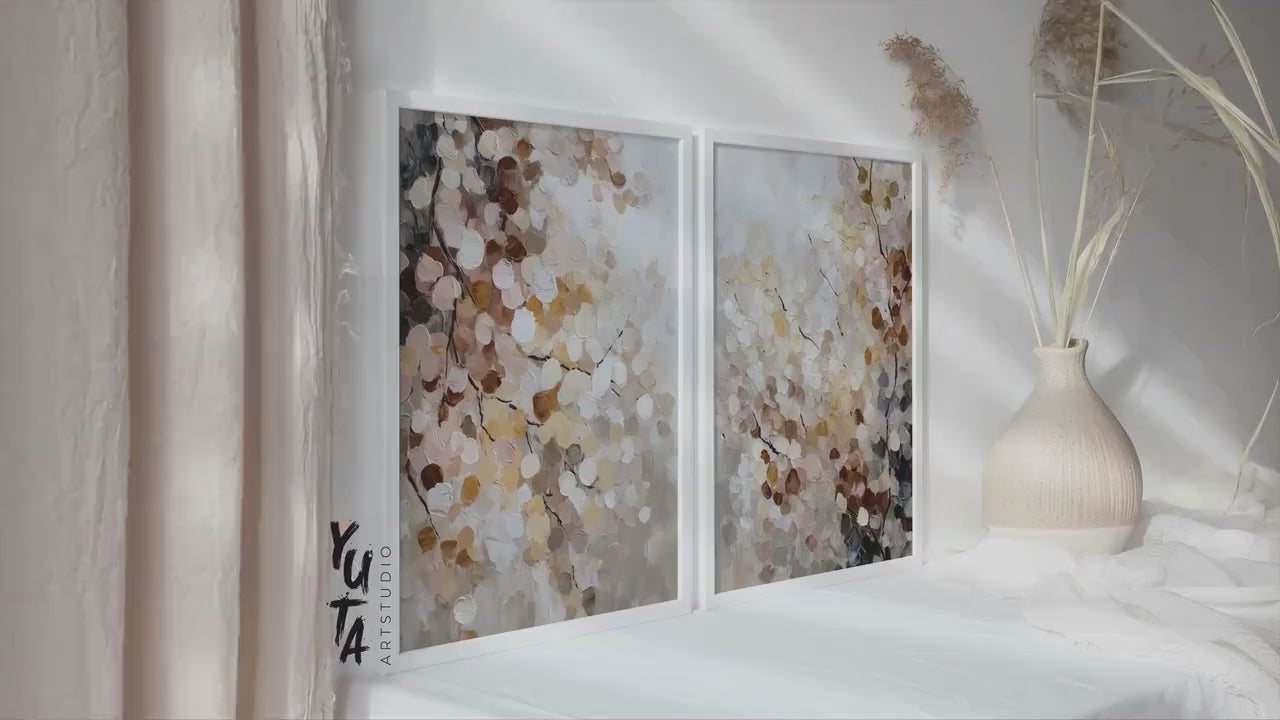 Abstract Nature Wall Art Set of 2